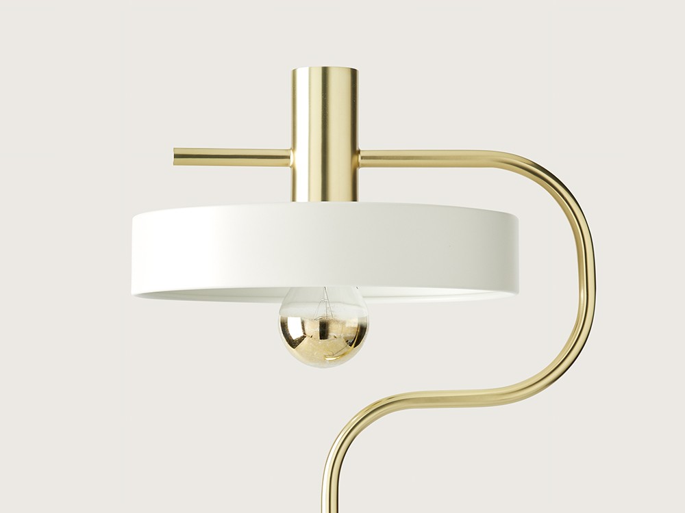 Настольная лампа Aloa латунь - белый Aromas del Campo