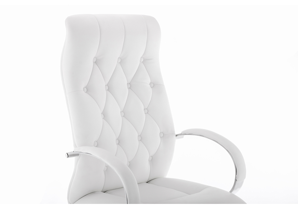 Компьютерное кресло Woodville Osiris white / satin chrome 15425