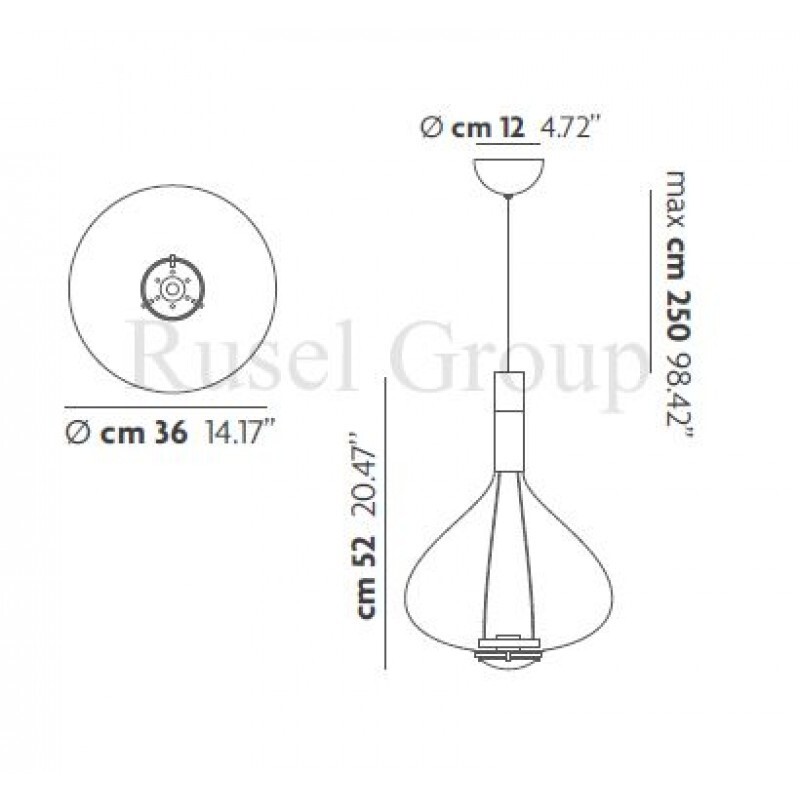Подвесной светильник Studio Italia Design Sky-Fall SO