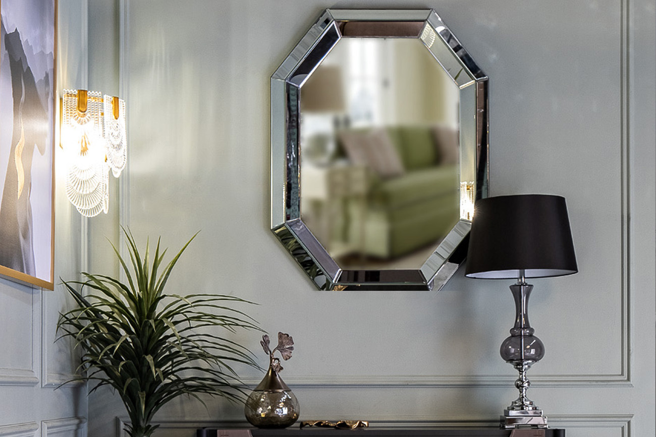 Зеркало декоративное в зеркальной раме Garda Decor 19-OA-8171