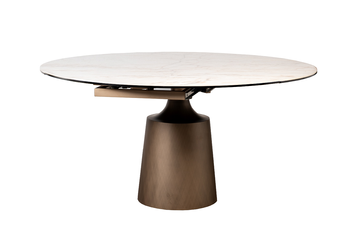 Стол обеденный раскладной круглый керамический Garda Decor 169DT-93033