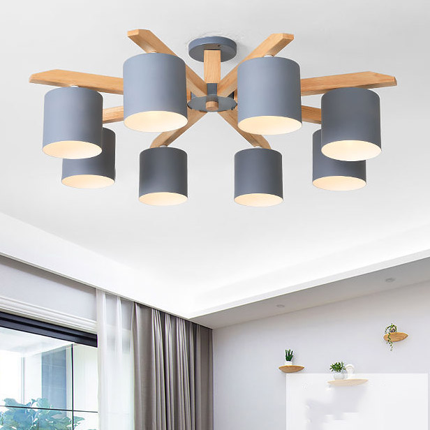 Потолочная люстра CRISS L5 Grey by ImperiumLoft