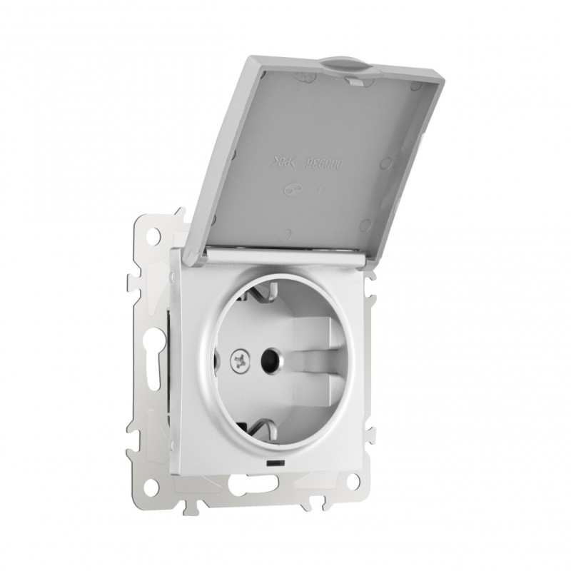 Розетка Arte Milano 206.41-1.silver