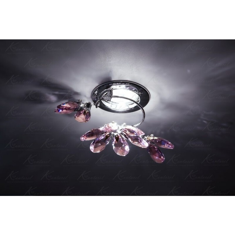 Встраиваемый светильник Kantarel Flourish CD 024.2.2/5 violet