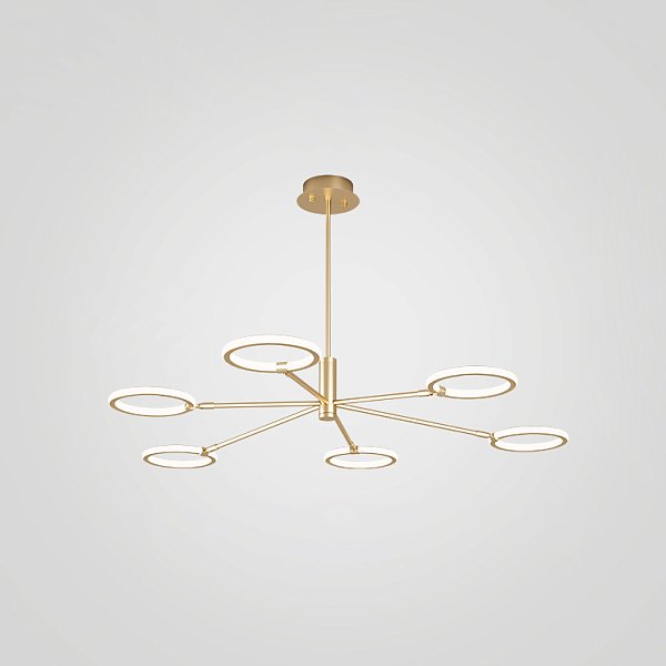 Люстра на штанге RINGLETS A Brass by ImperiumLoft