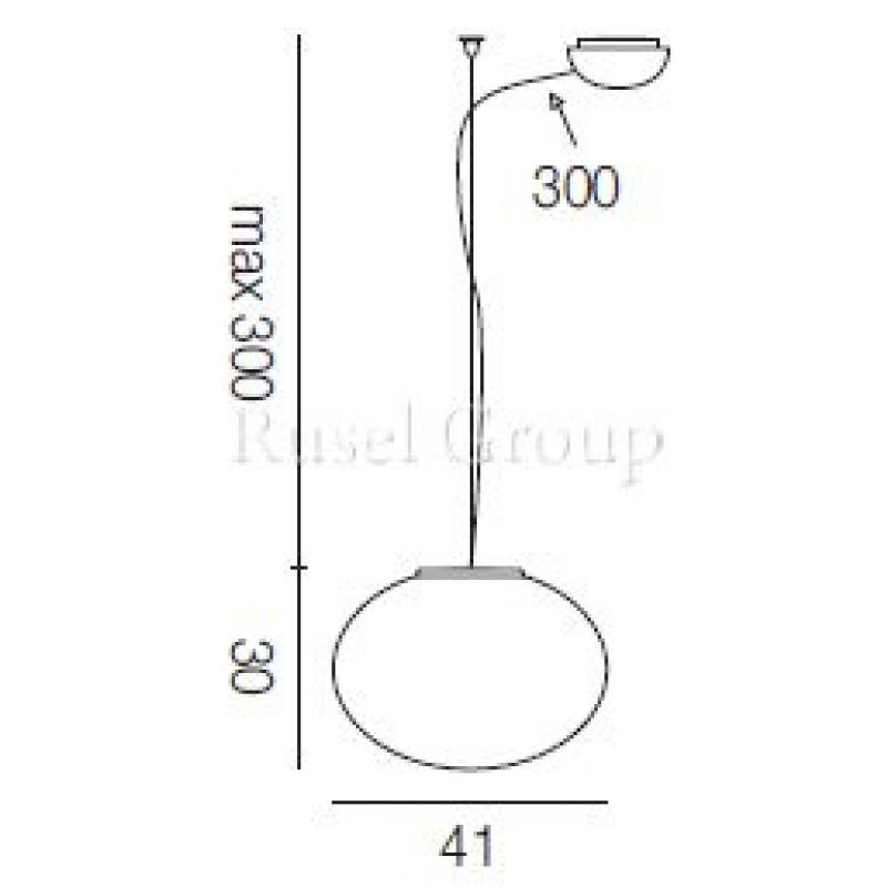 Подвесной светильник Vistosi LUCCIOLA SP M D1 IOD