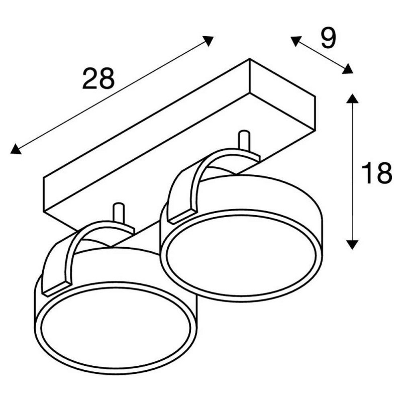 Настенный светильник SLV 147316