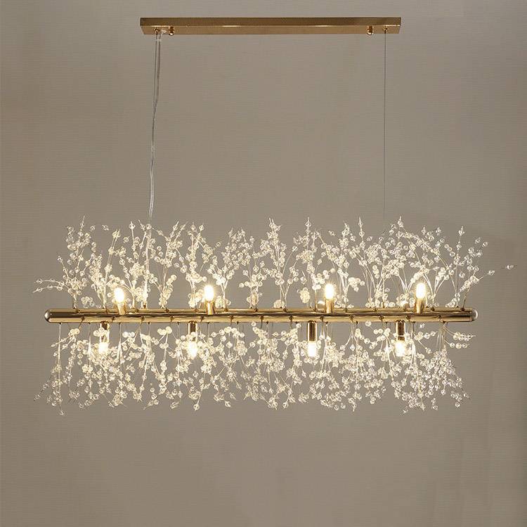 Потолочный светильник ROSALIA LONG L72 Brass by ImperiumLoft