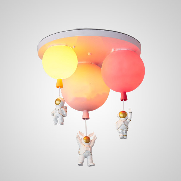 Потолочный светильник MERCURY MORE L5 White Light Pink Pink Yellow Green by ImperiumLoft