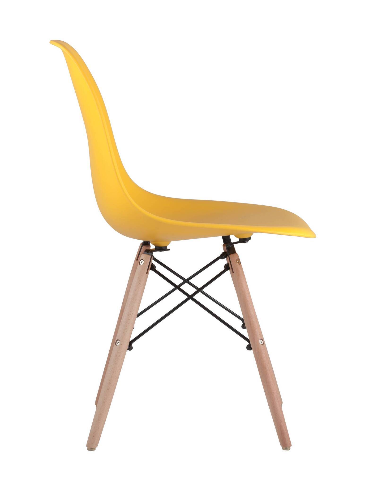 Стул DSW желтый x4 Stool Group