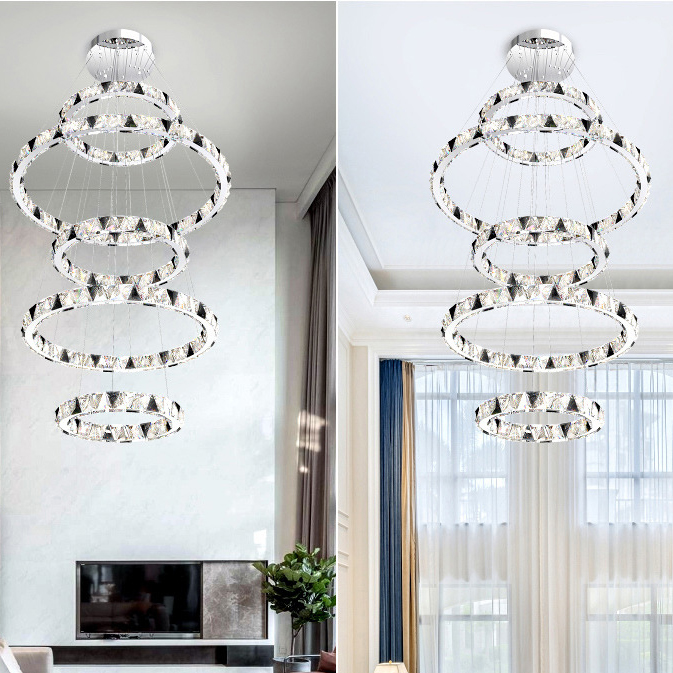 Подвесная люстра ALEKSANDRIN D40+60+80+50+120+100 by ImperiumLoft