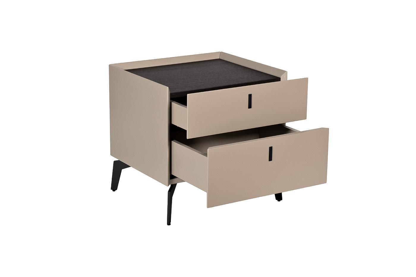 Тумбочка с 2мя ящиками светлая Garda Decor 77IP-NS817/1