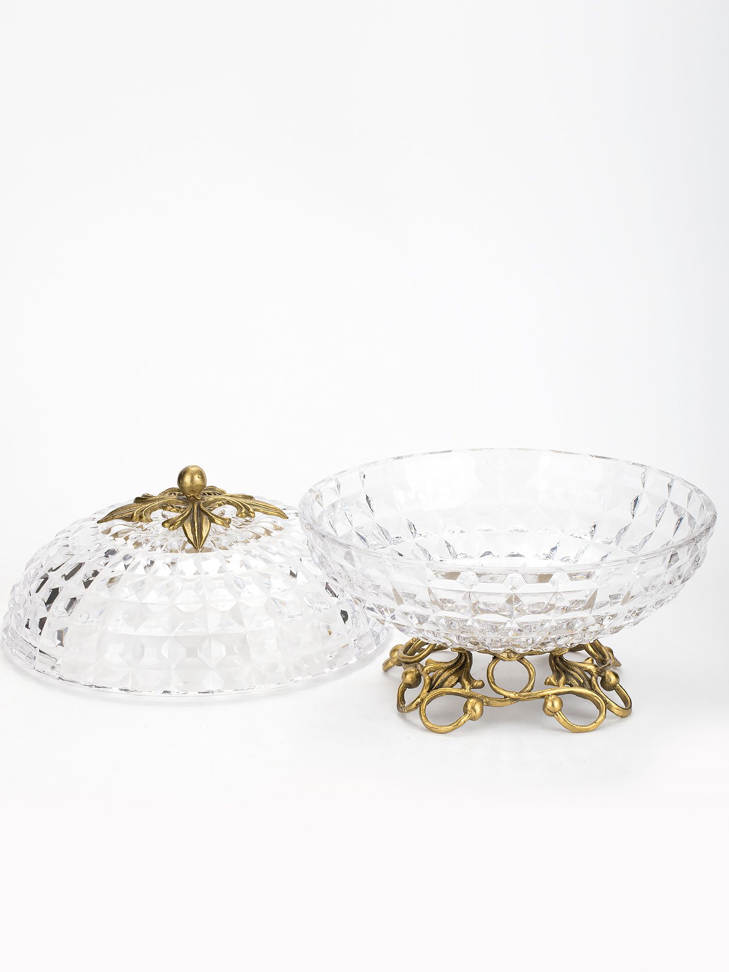 Конфетница Glasar HGL483L/GLASS