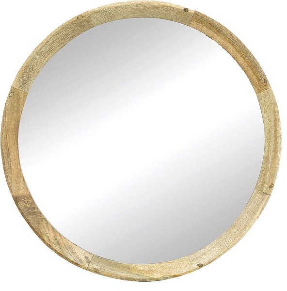 Зеркало из дерева манго Glasar 85820-NATU
