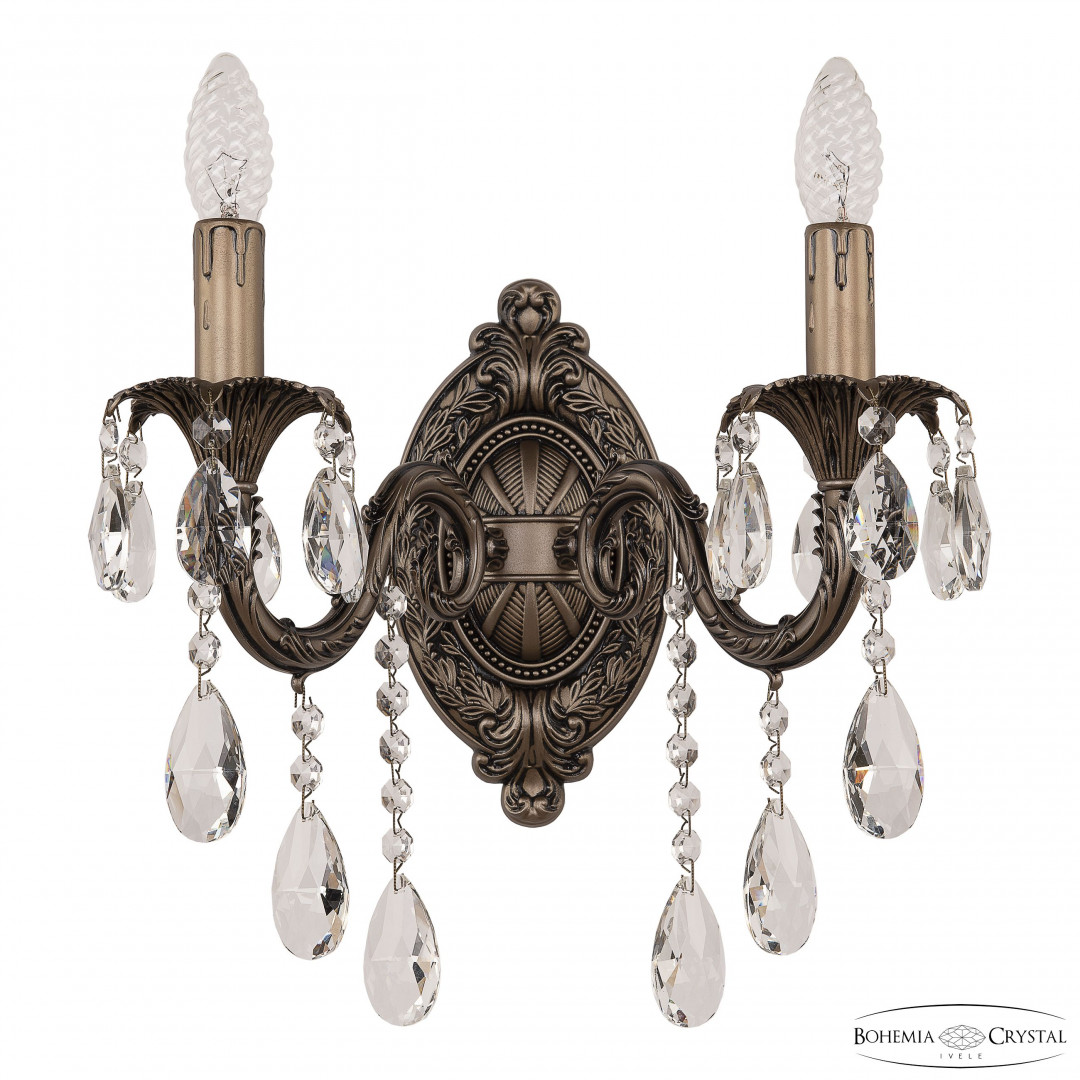 Бра хрустальные AL7901B10/2/175 B SGB Bohemia Ivele Crystal