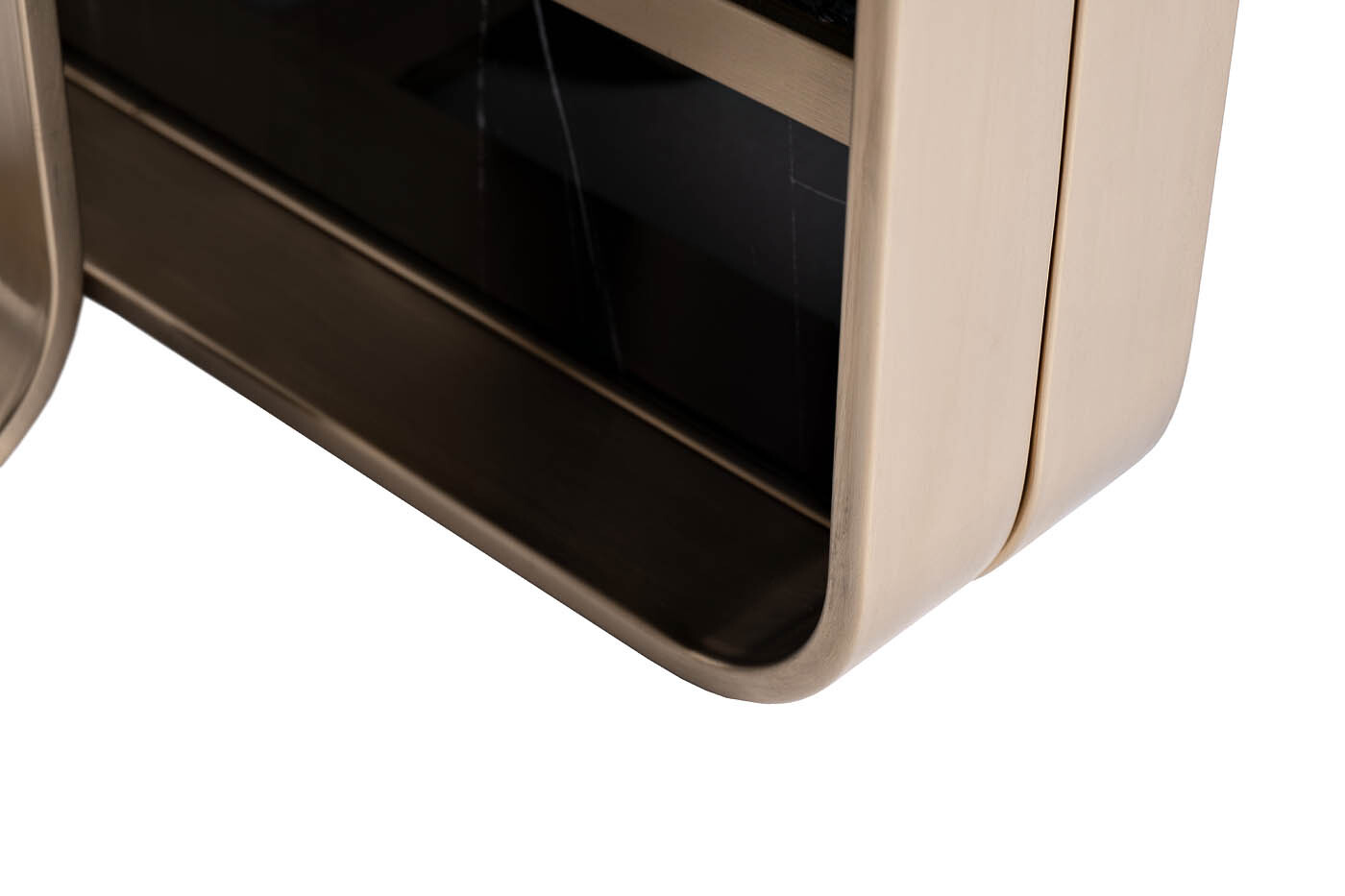 Столик журнальный черный искусственный камень/золото Garda Decor 76AR-3183-STOL/ZH