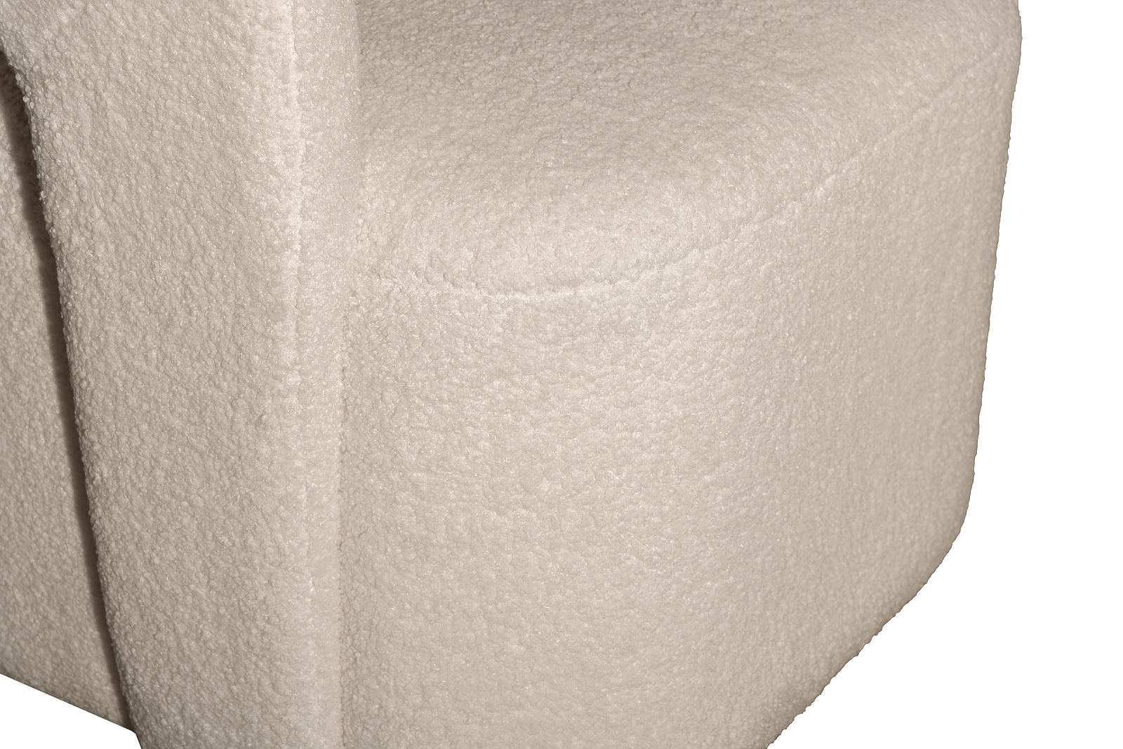 Кресло поворотное Teddy белое 65*70*75 Garda Decor 76AR-73960