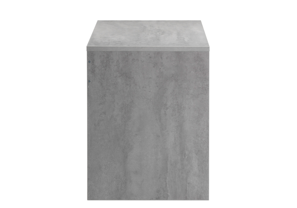 Стол Woodville Ниа 115х60 бетон / черный матовый 517342