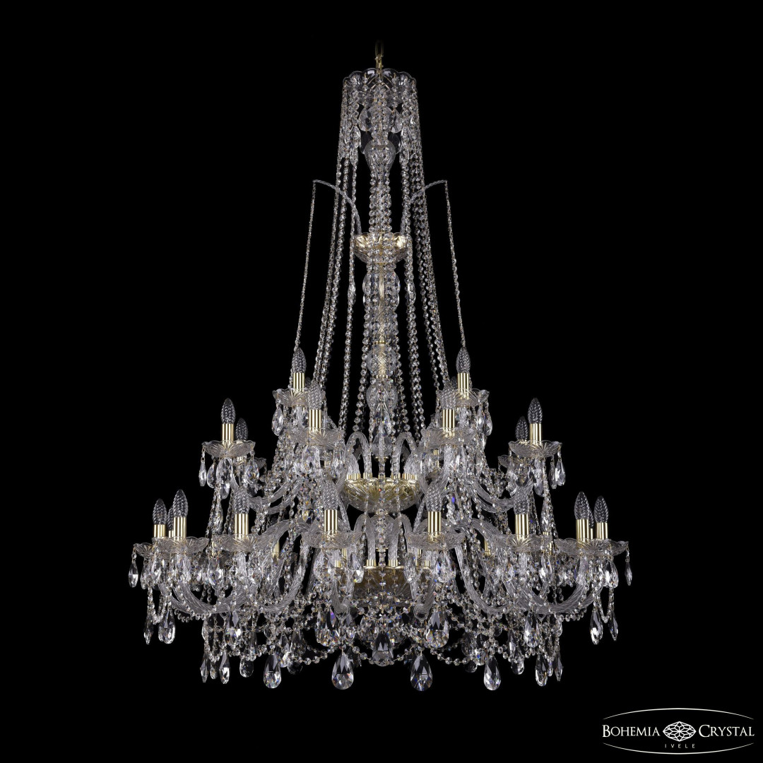 Люстра хрустальная 1411/16+8+4/400/XL-150/2d G