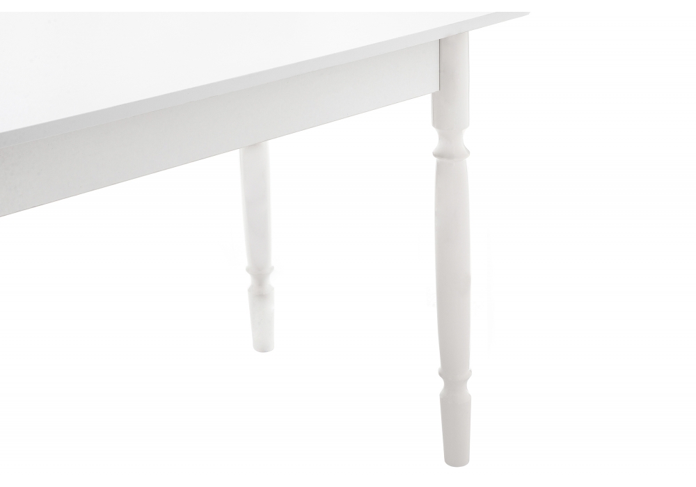 Стол деревянный Woodville Вуди белый глянец 319903