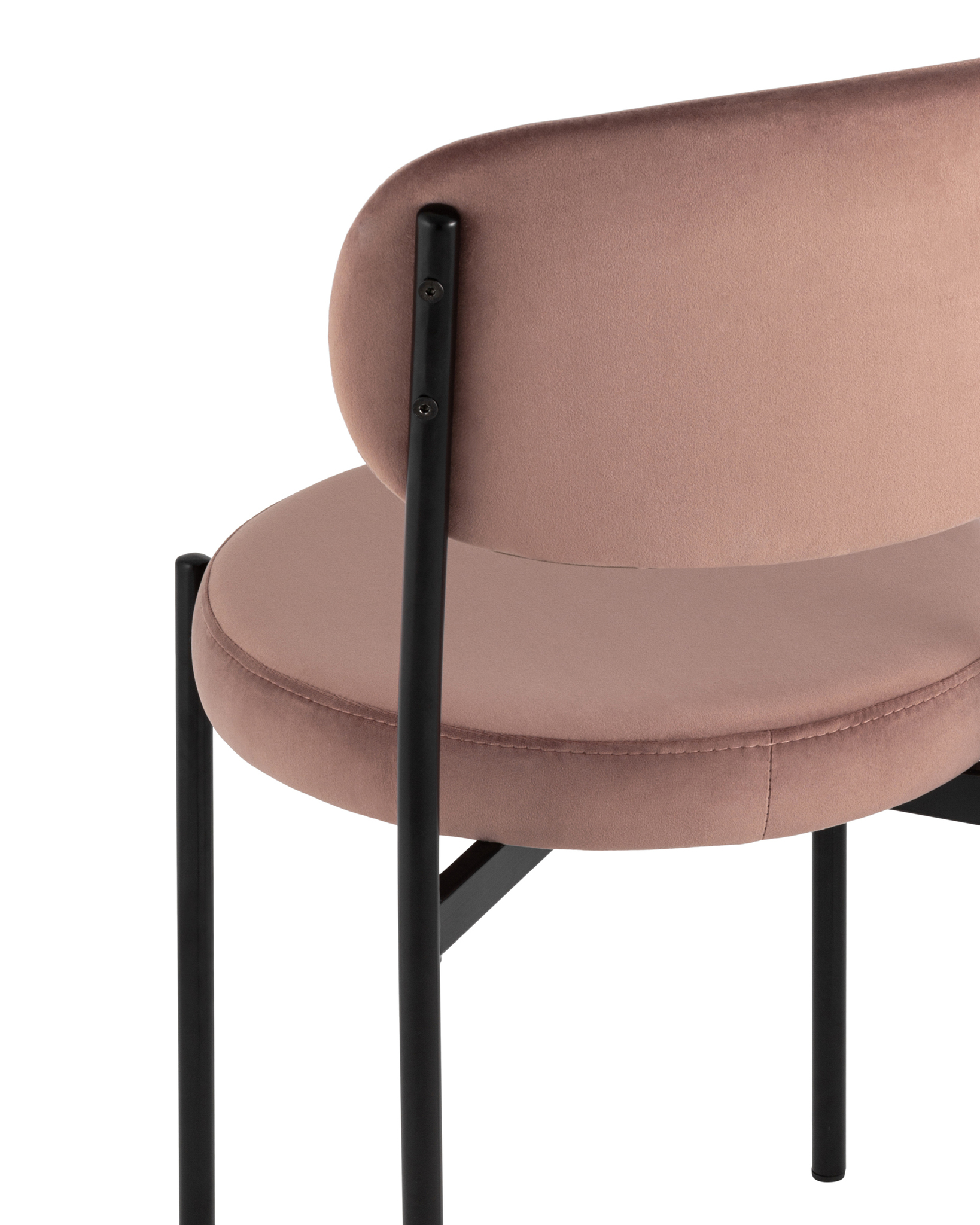 Стул Бриф велюр пыльно-розовый Stool Group