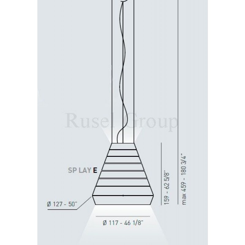 Подвесной светильник AXO LIGHT LAYERS SP E