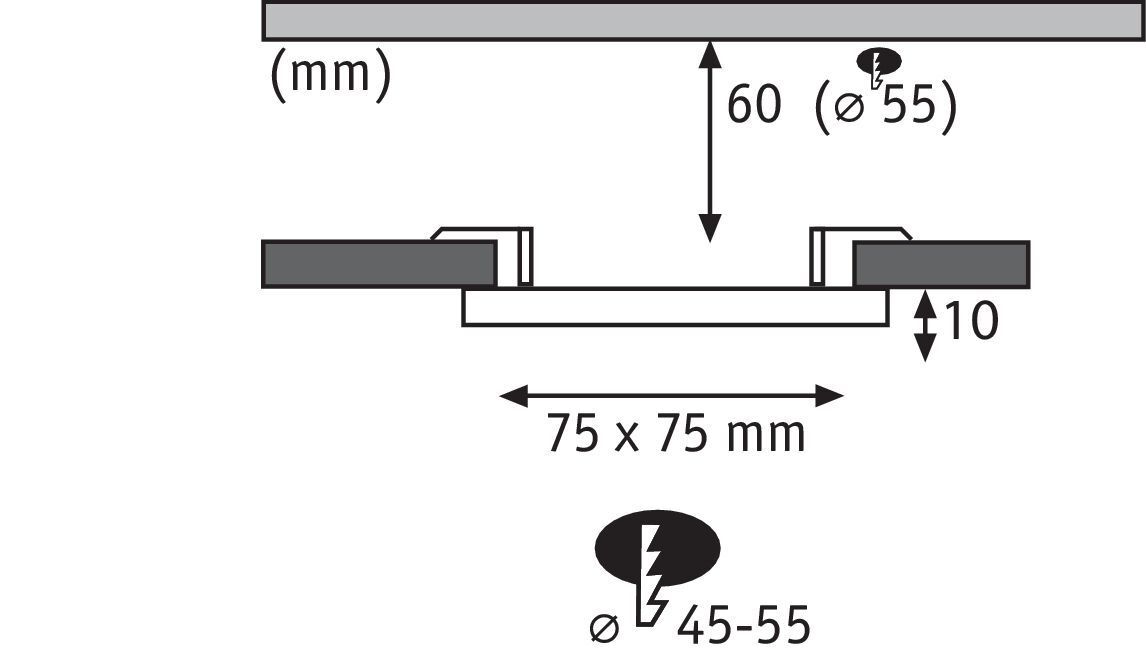 Встраиваемый светильник Paulmann 92396