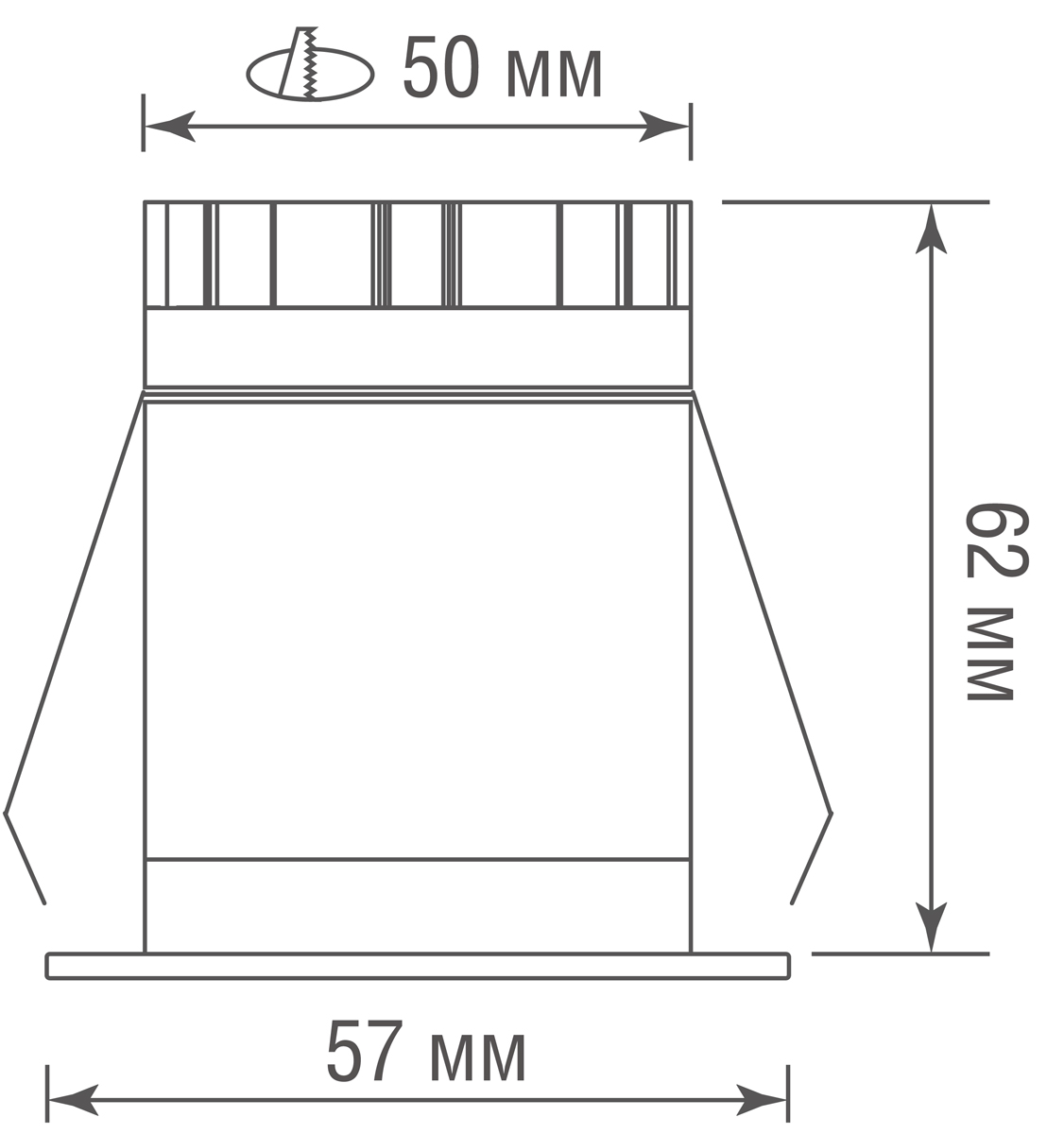 Светильник светодиодный Donolux DL18897R7W1W
