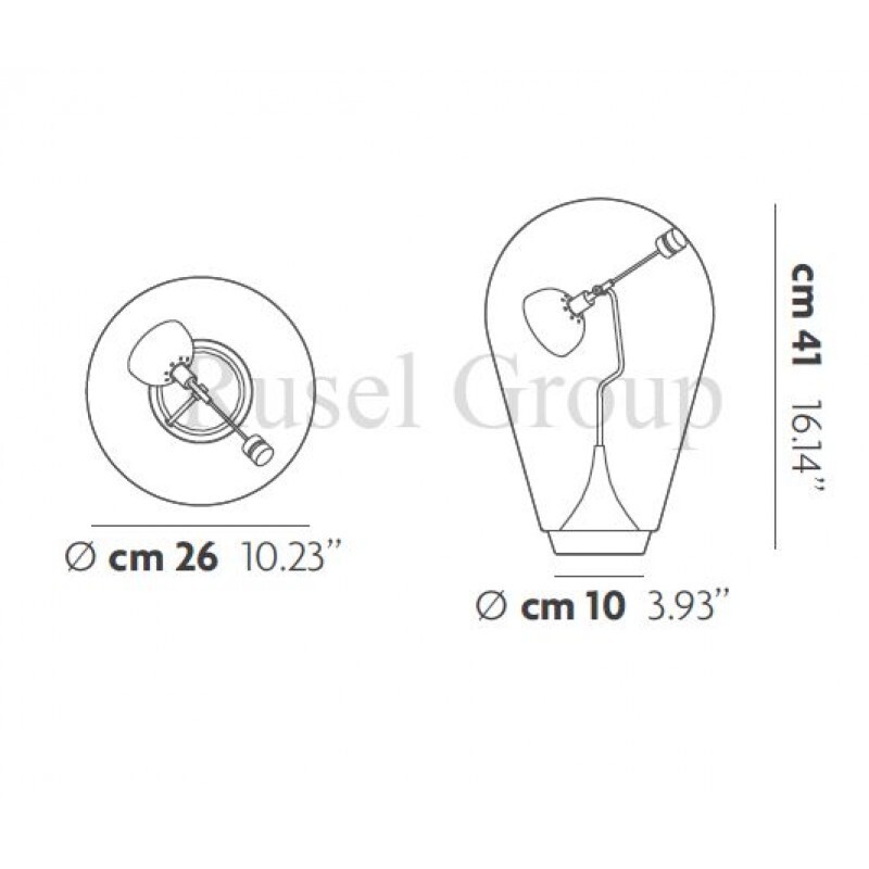 Настольная лампа Studio Italia Design Blow TA