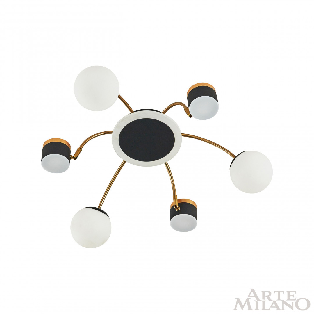 Люстра светодиодная 272040/6 BK/GD Arte Milano