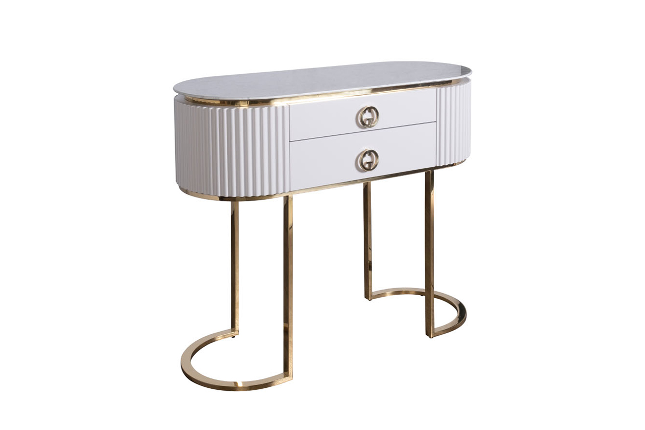 Консоль Luchiano с мраморной столешницей Garda Decor 77IP-GD010-KONS