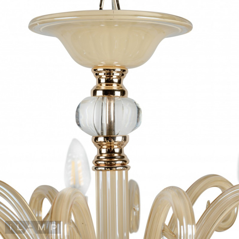 Подвесная люстра iLamp P2318-10GD