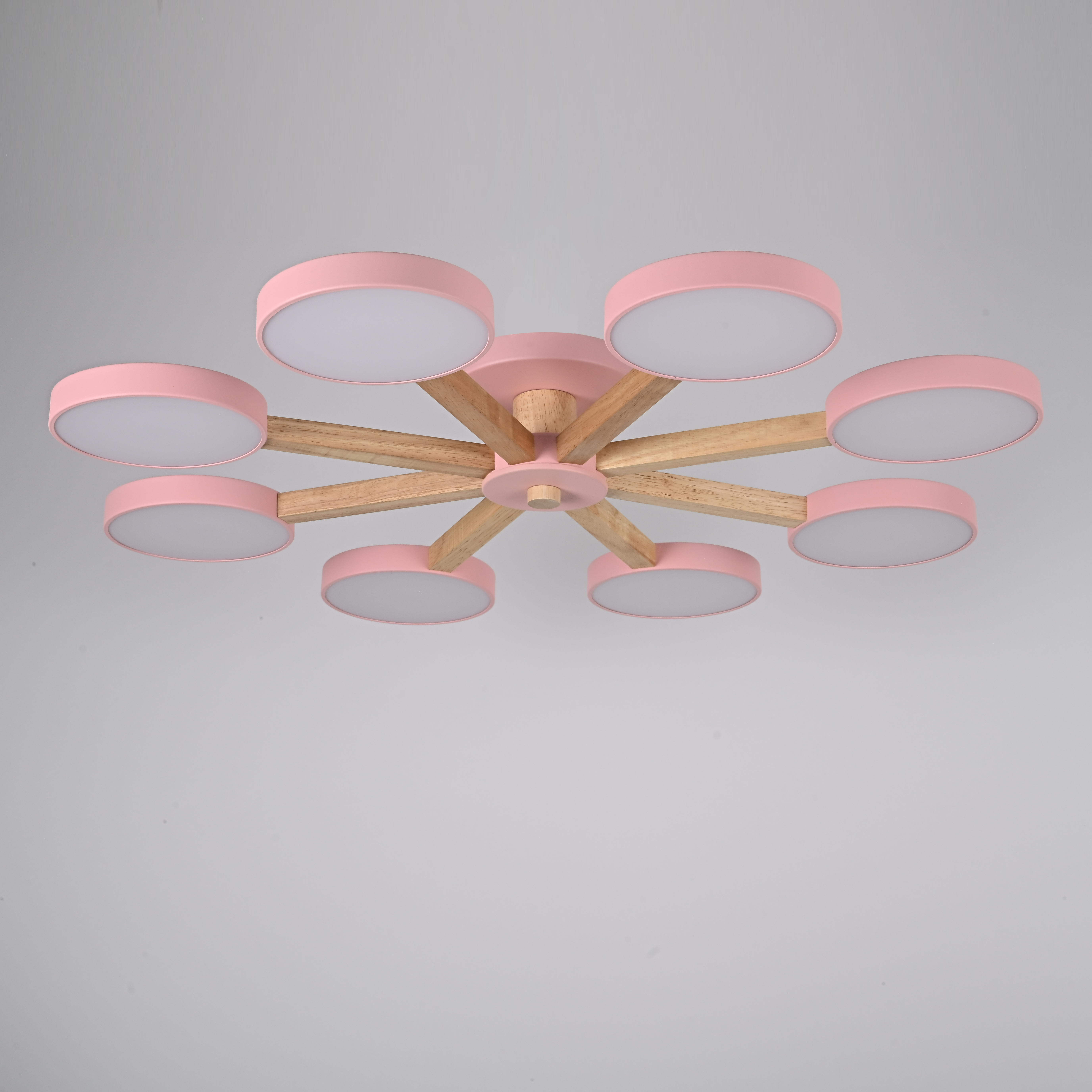Потолочная люстра TURNA 8 Pink by ImperiumLoft