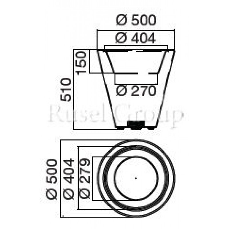 Ваза Linea Light FLOWER 15054