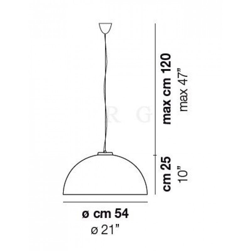 Подвесной светильник Vistosi DRESS SP G