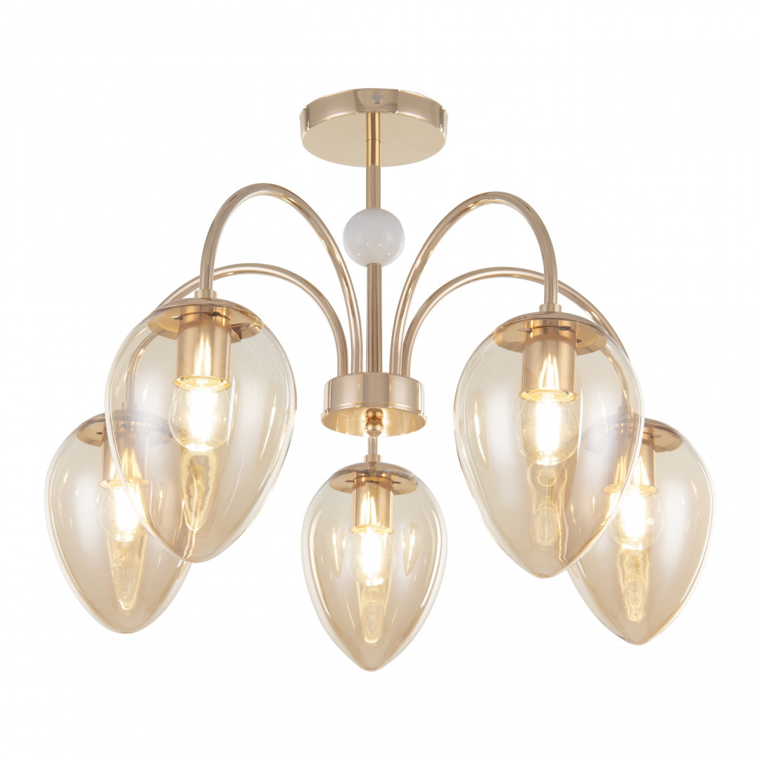 Люстра с плафонами 327619/5 FG+WH Arte Milano