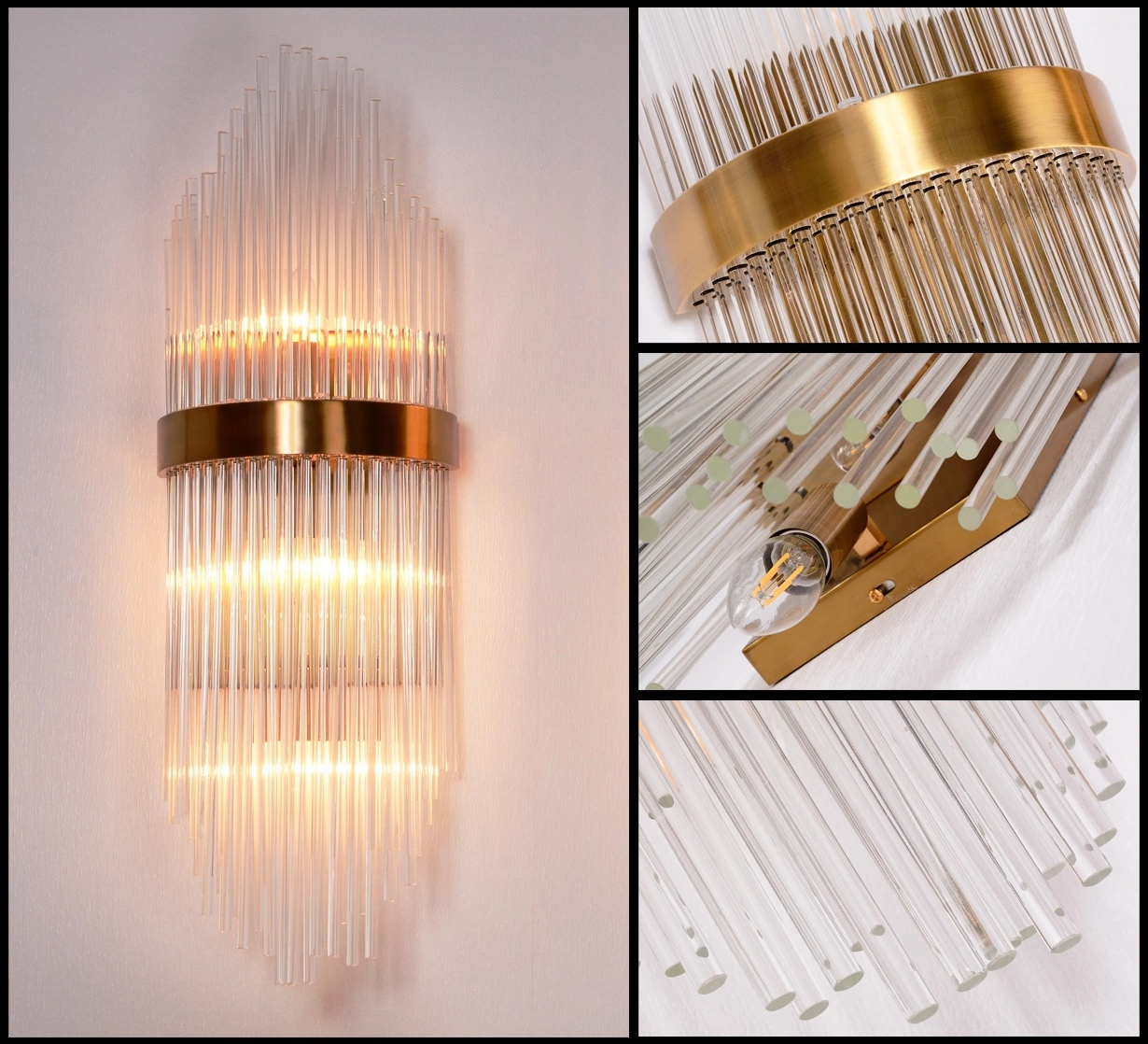 Настенный светильник Delight Collection BRWL7024 gold