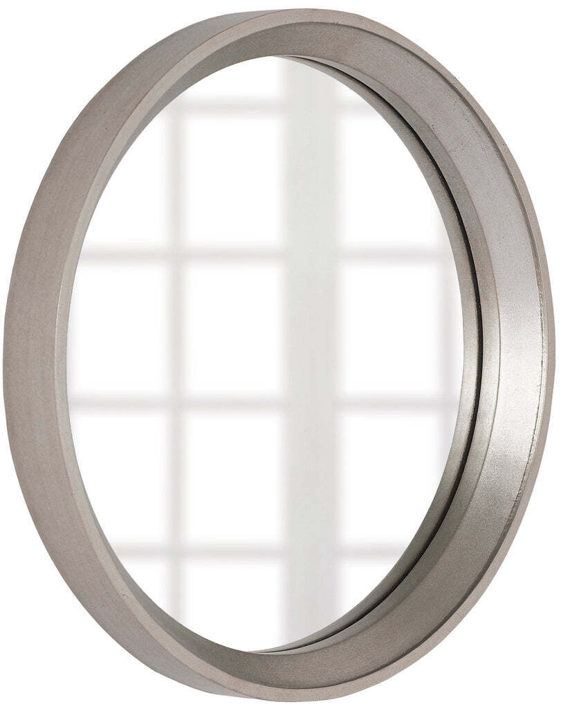 Круглое зеркало в серебряной раме Арадео Louvre Home LHVM888S