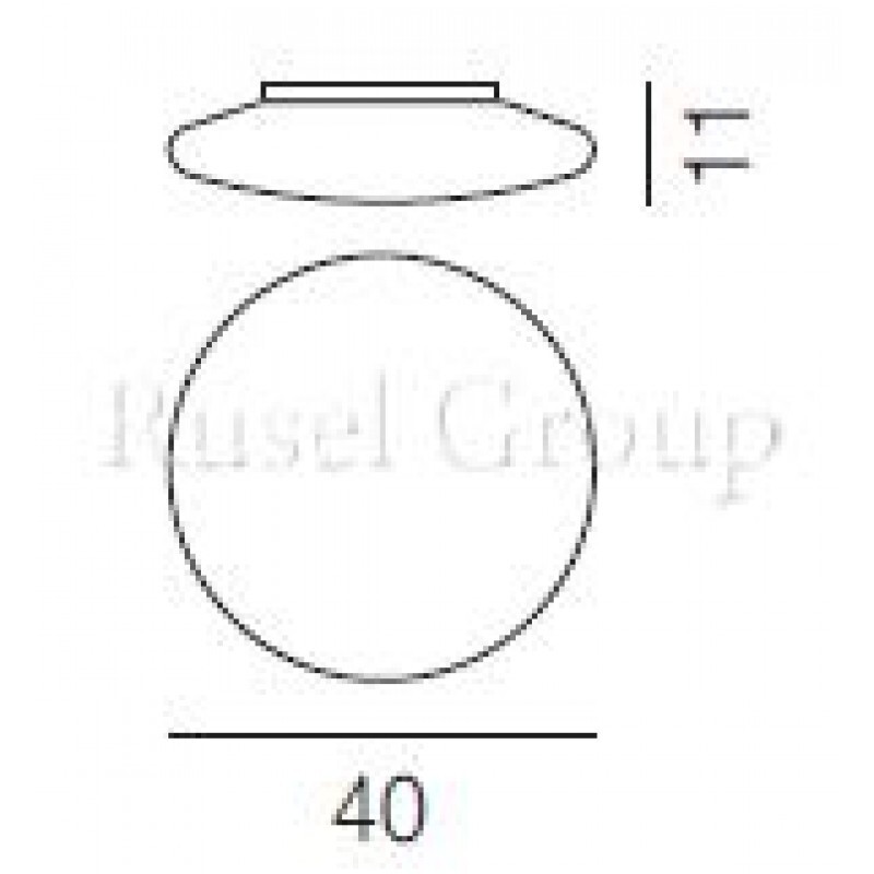 Потолочный светильник Vistosi MORIS PP 40