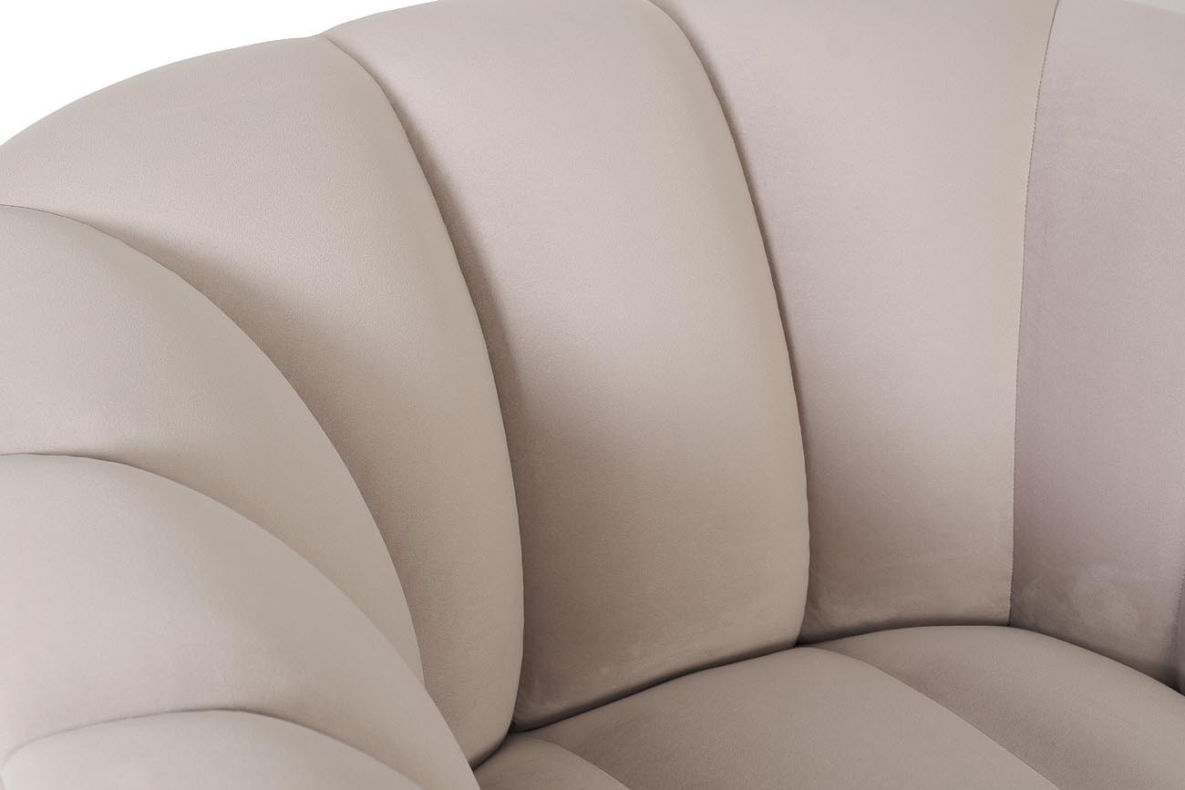 Кресло Fabio велюровое бежевое Garda Decor FABIO-1-2K-БЕЖ-Фант17