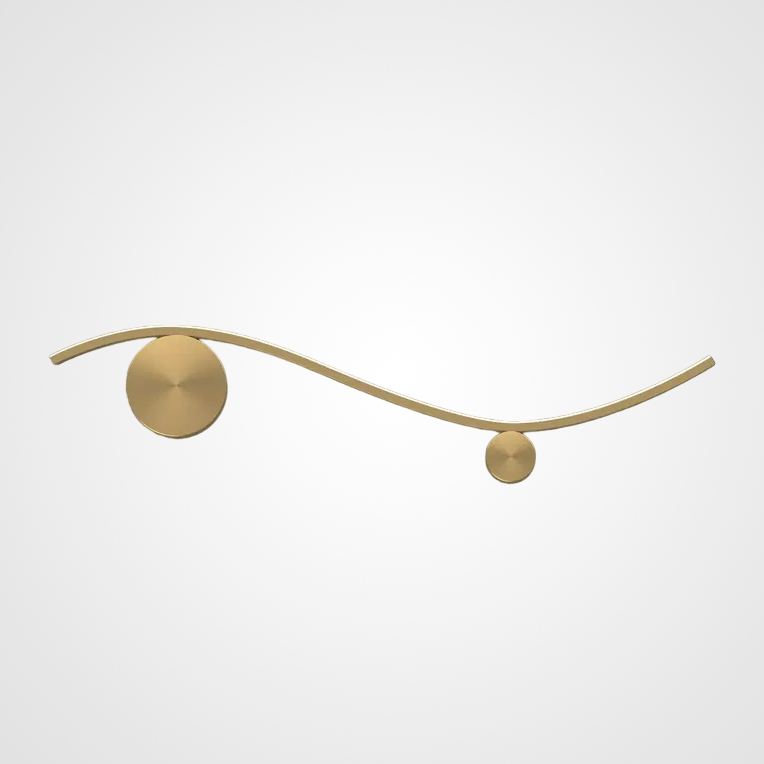 Настенный светильник TEMP L80 Brass by ImperiumLoft