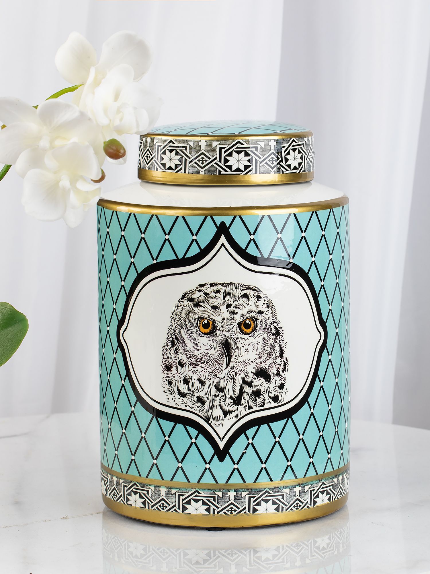 Ваза с крышкой Glasar 58-033