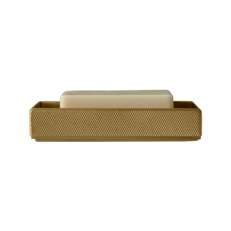 Мыльница Restoration Hardware Laval Soap Aged brass