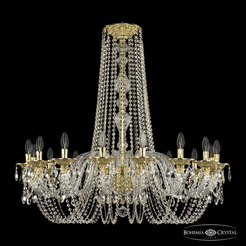 Подвесная люстра Bohemia Ivele Crystal 16102/12/360/h-96 G