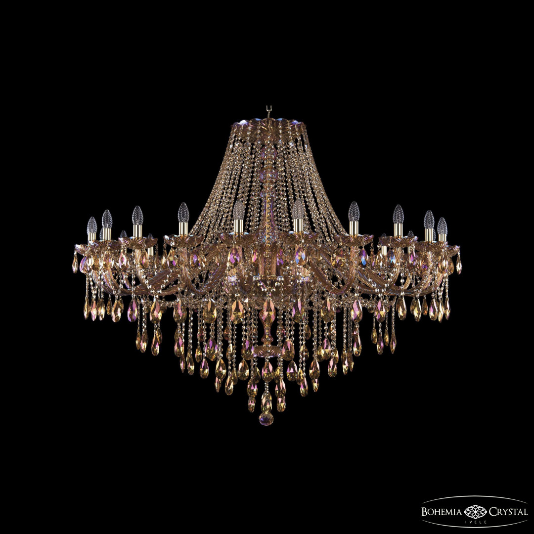 Люстра хрустальная 1415/24/530 G M777