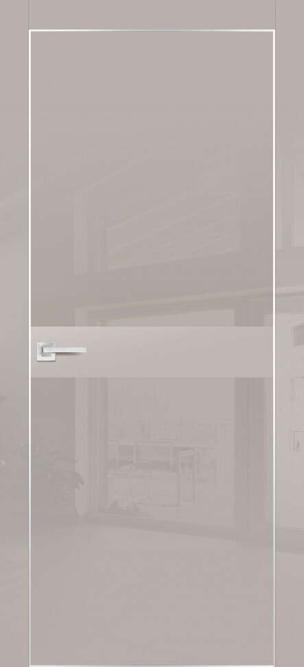 Межкомнатная дверь Graf HGX-13 Латте мателак Латте глянец (1900 х 600)