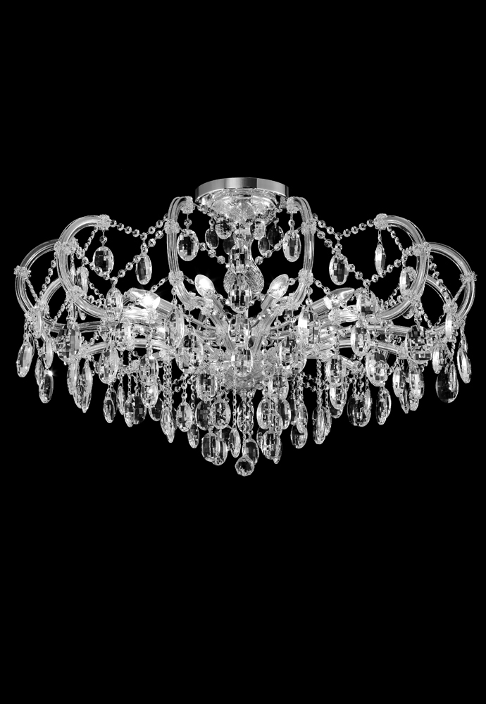 Люстра Crystal Lux HOLLYWOOD SP-PL10 CHROME D1000