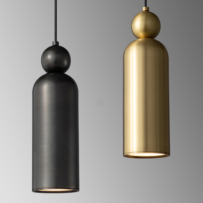 Подвесной светильник LEFFE DUO Brass Black by ImperiumLoft