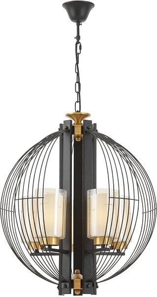 Подвесная люстра Lumina Deco LDP 1245-5 BK+MD