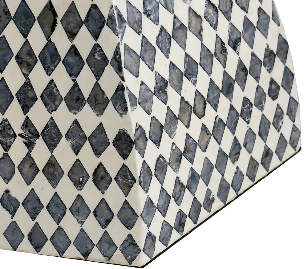 Столик акцентный с отделкой раковинами устриц Glasar 48742